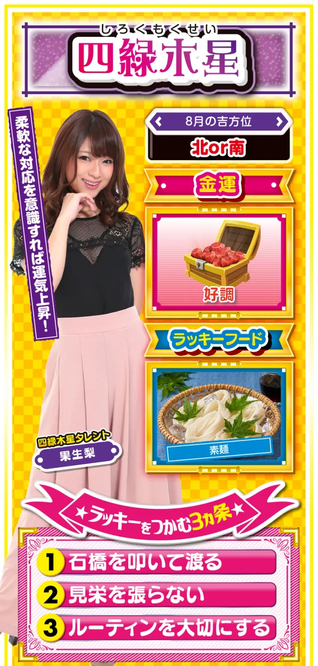 四緑木星占い結果