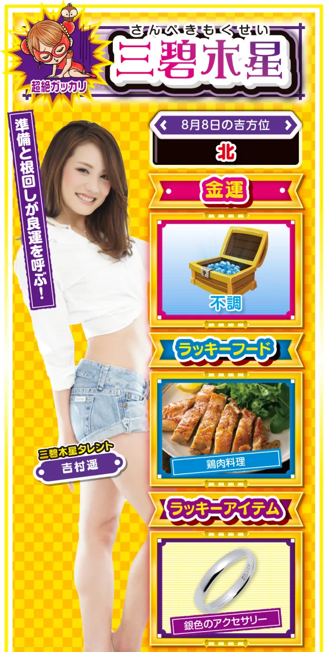 三碧木星占い結果