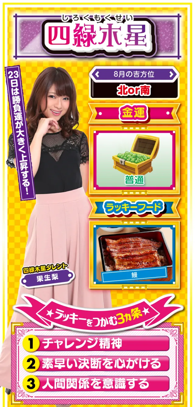 四緑木星占い結果