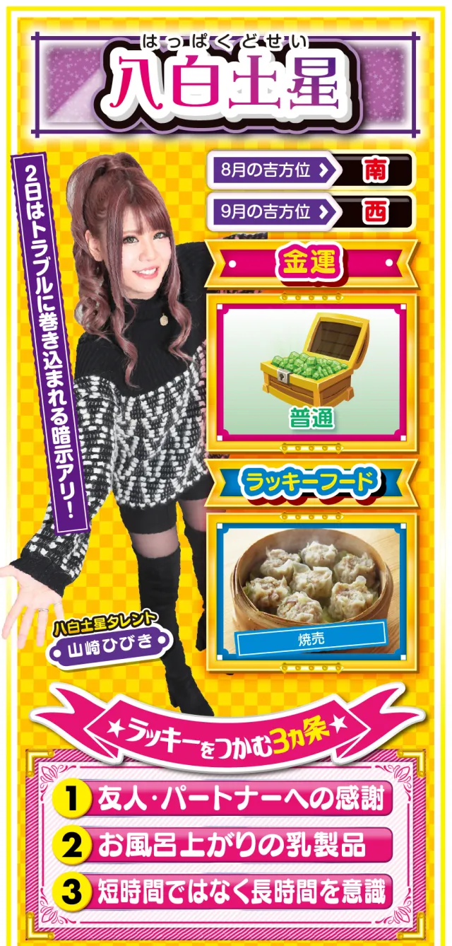 八白土星占い結果