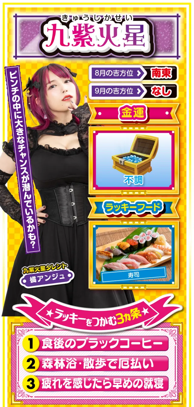 九紫火星占い結果