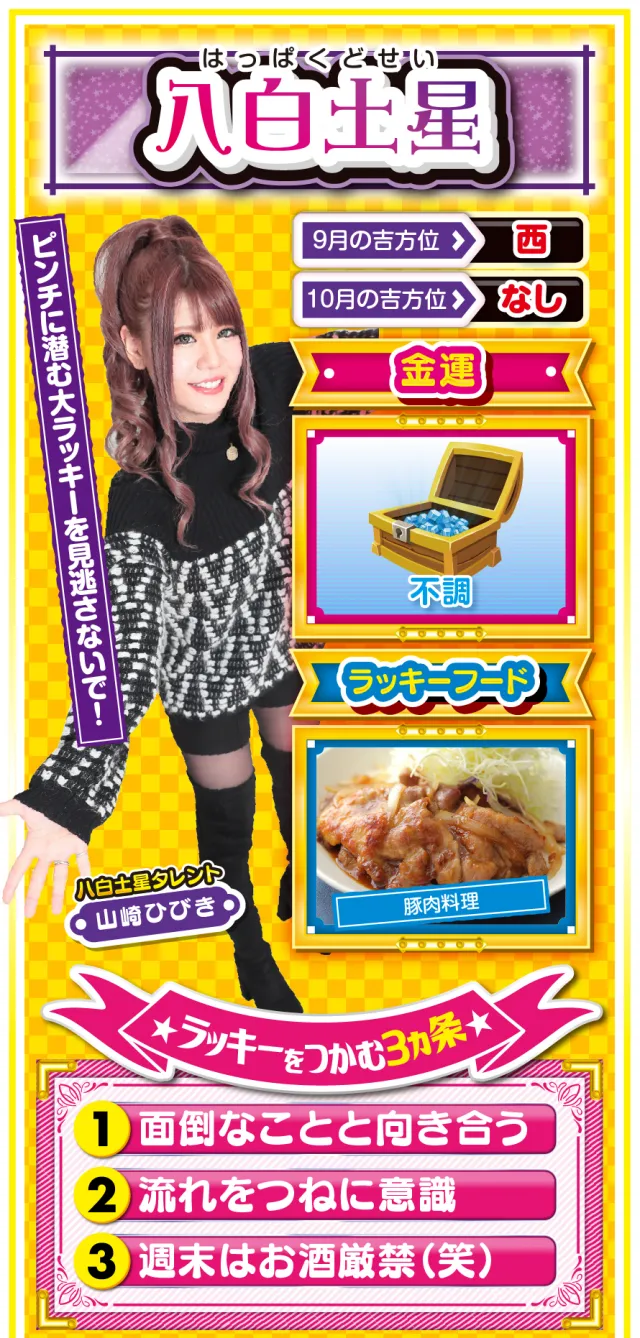 八白土星占い結果