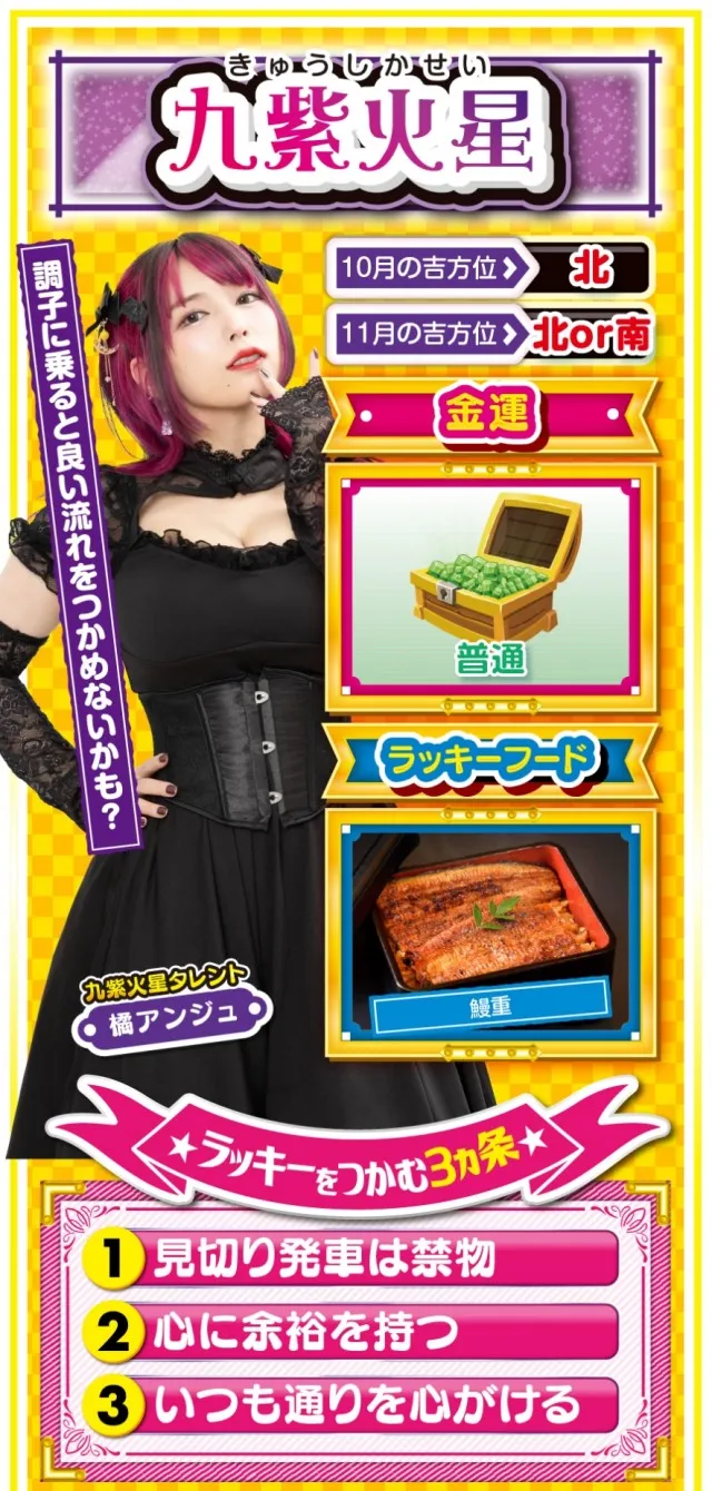九紫火星占い結果