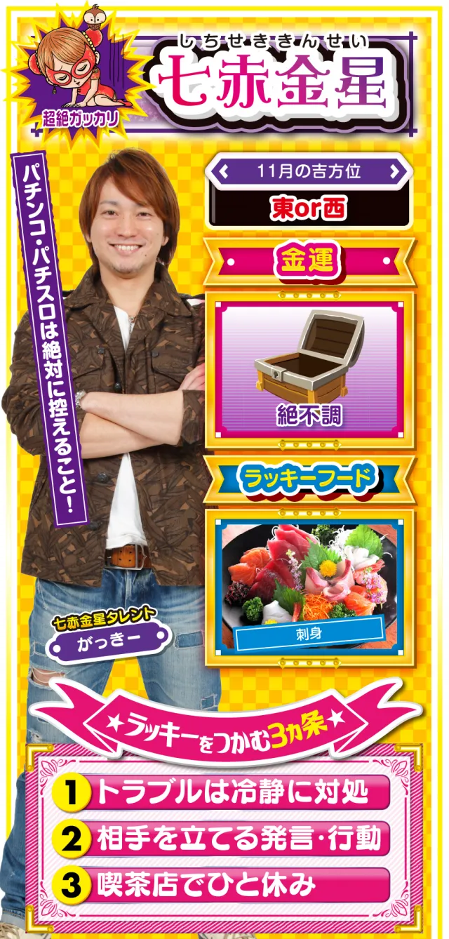 七赤金星占い結果
