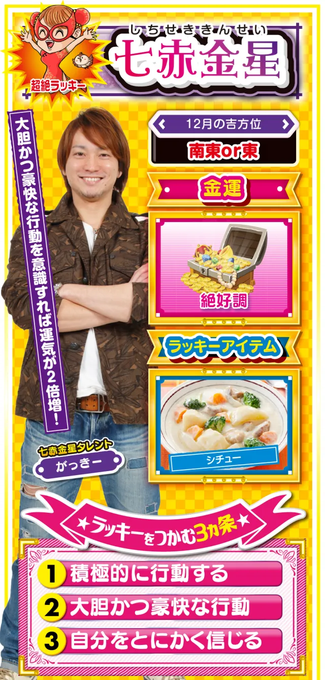 七赤金星占い結果