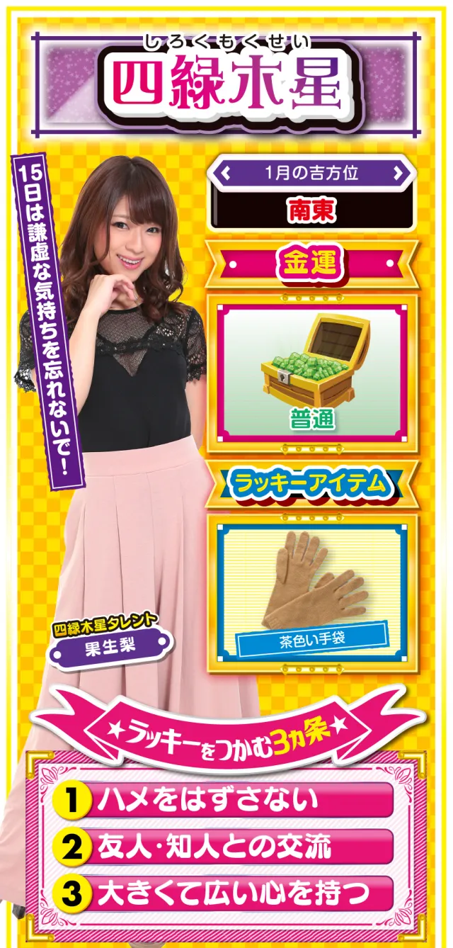 四緑木星占い結果
