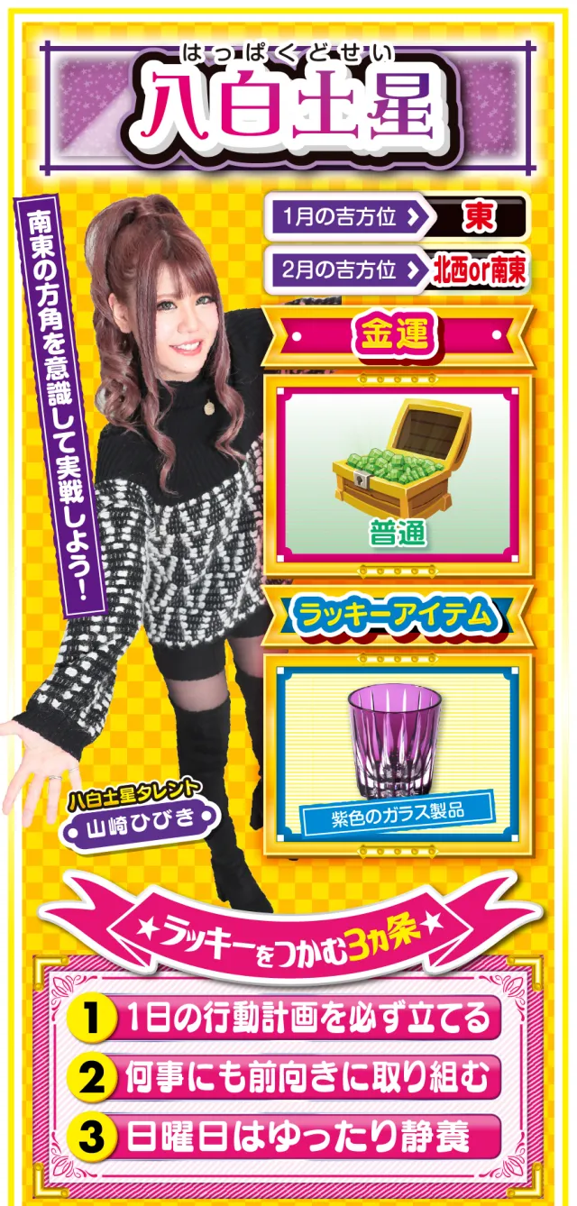 八白土星占い結果