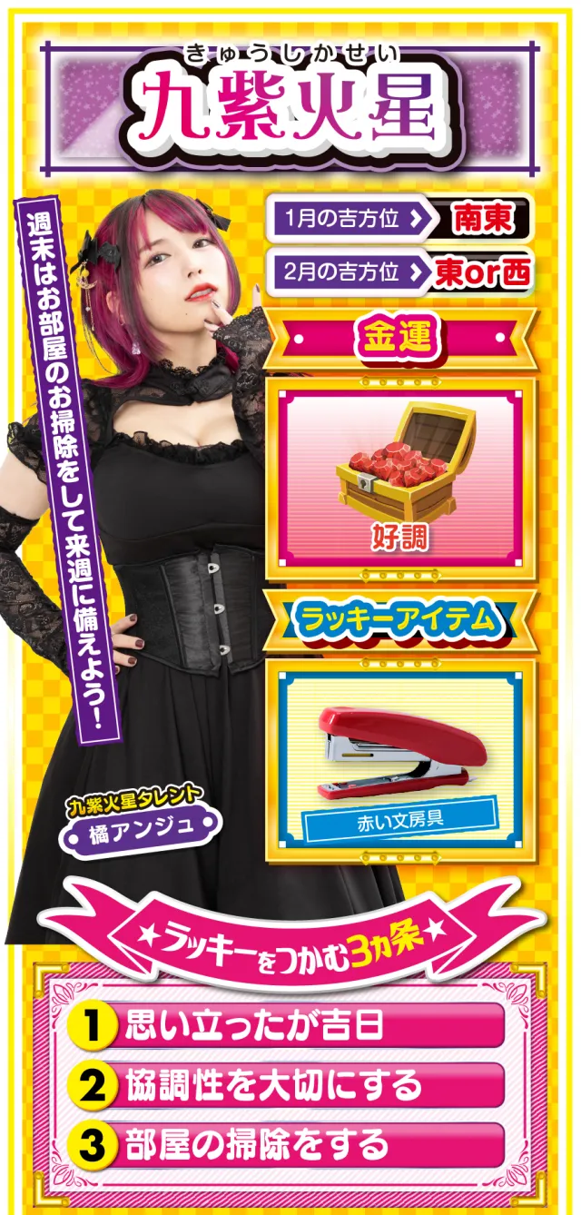 九紫火星占い結果