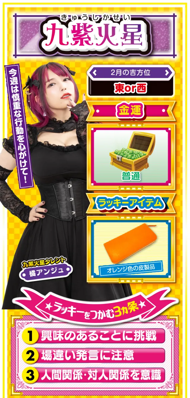 九紫火星占い結果
