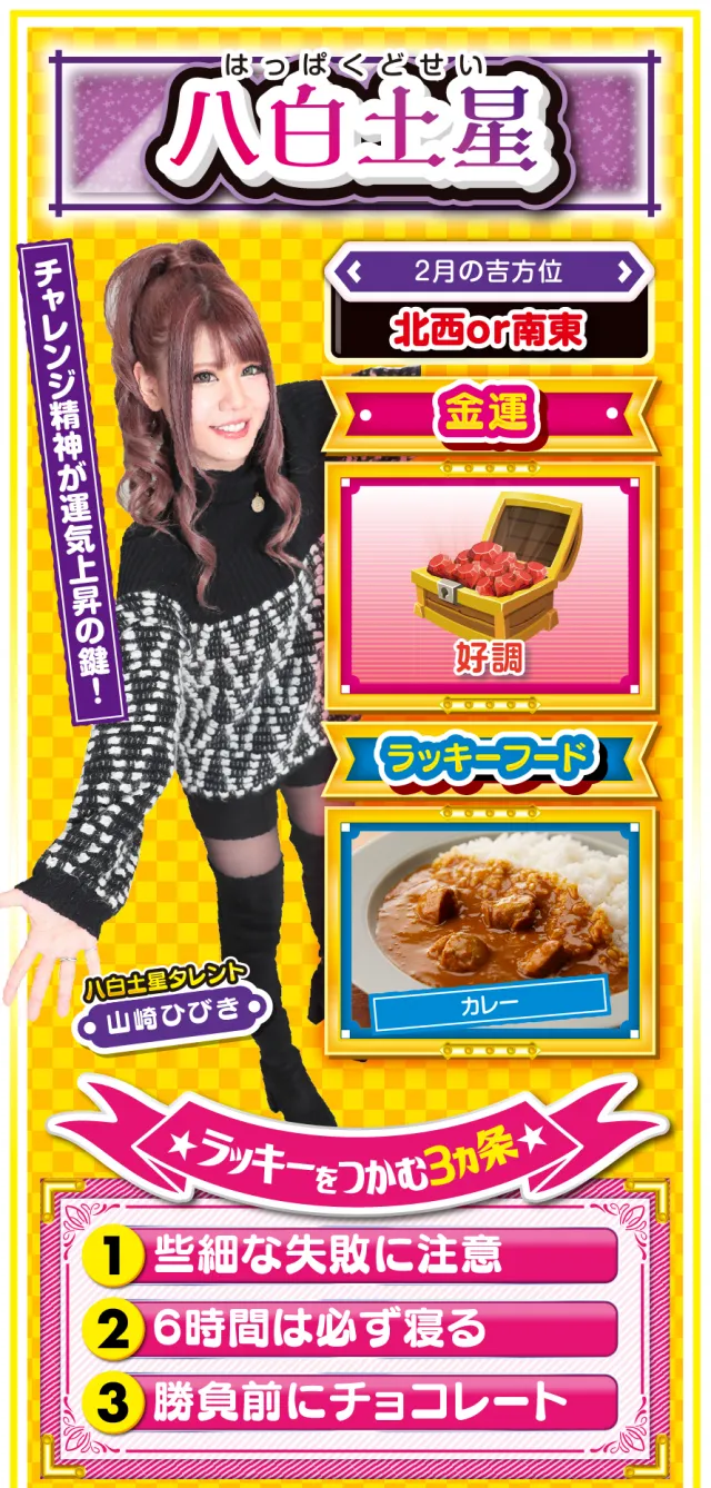 八白土星占い結果