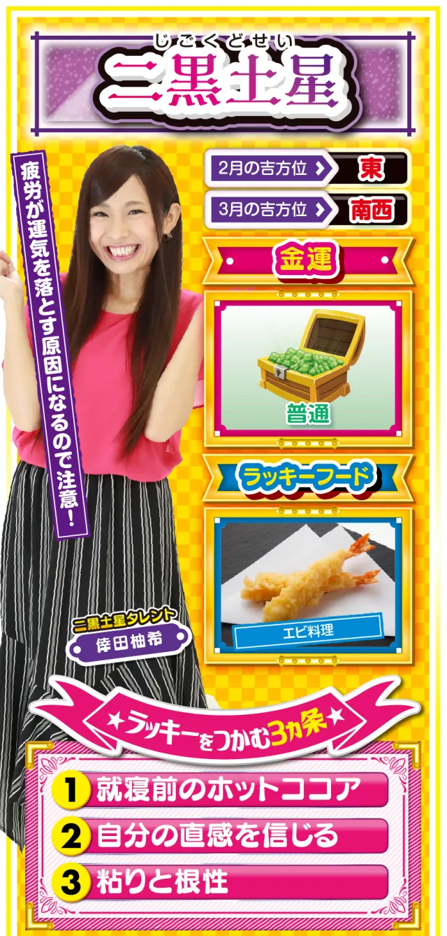 二黒土星占い結果