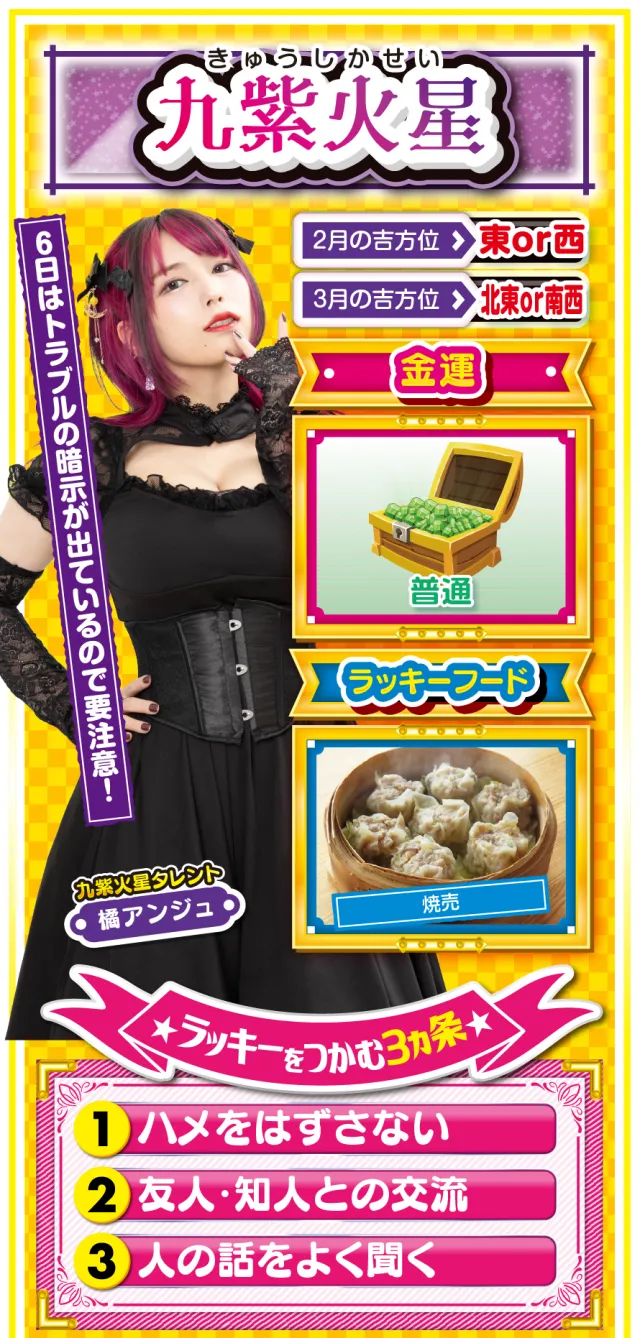 九紫火星占い結果