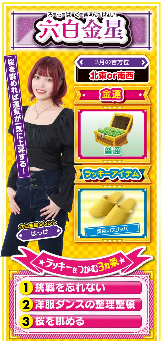 六白金星占い結果