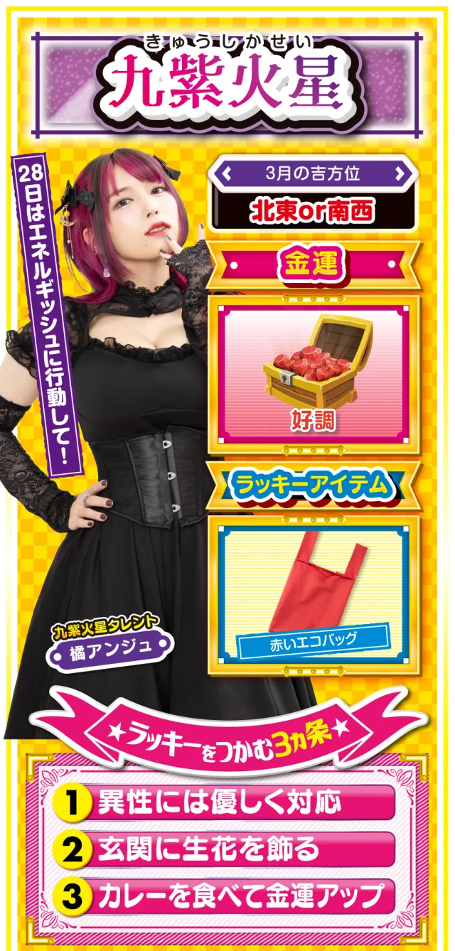 九紫火星占い結果