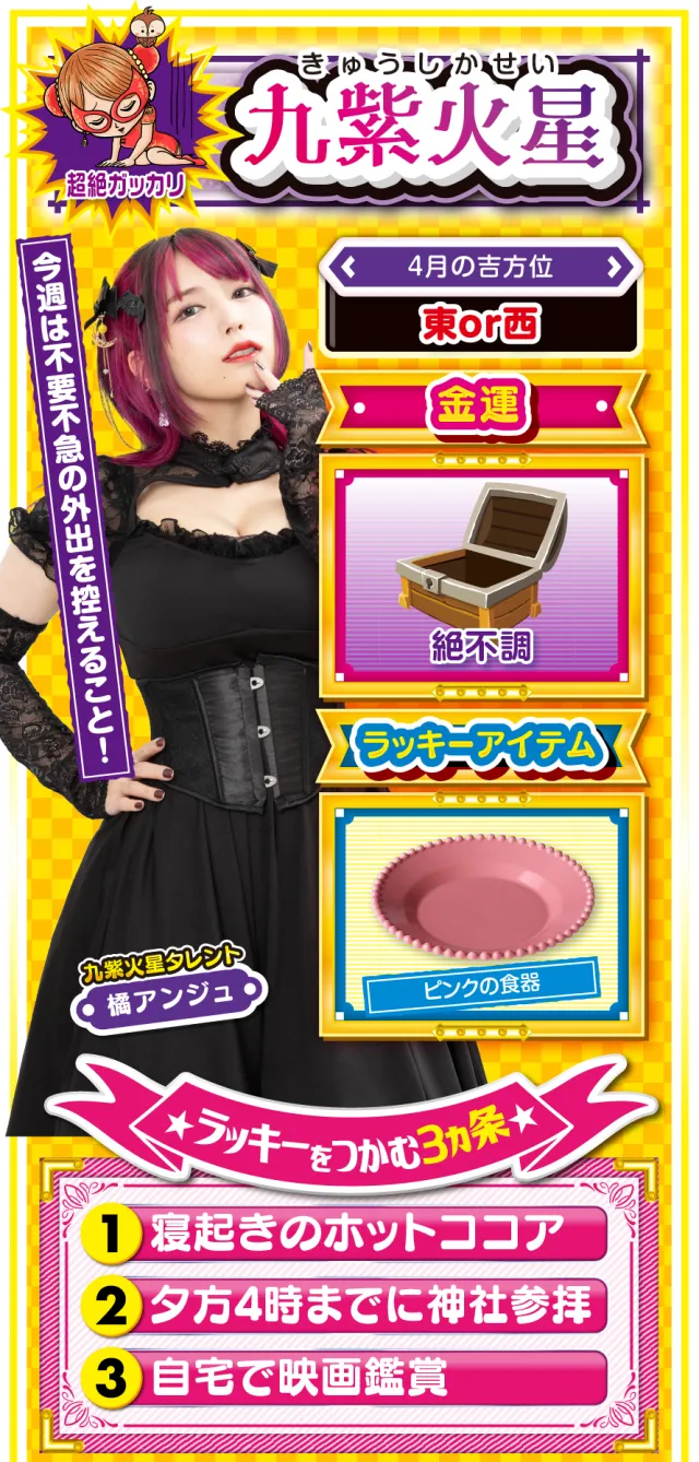 九紫火星占い結果