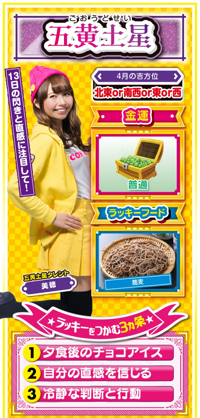 五黄土星占い結果