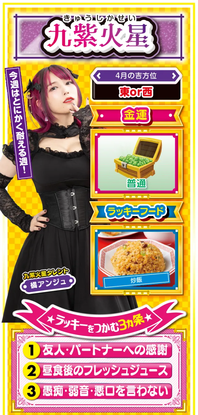九紫火星占い結果