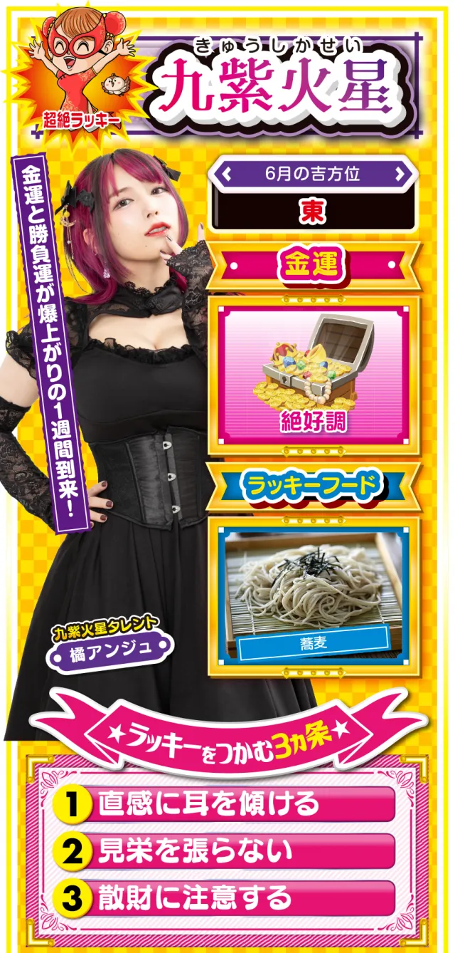 九紫火星占い結果