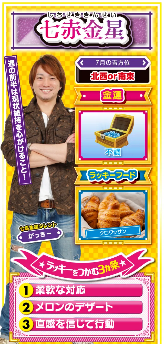 七赤金星占い結果