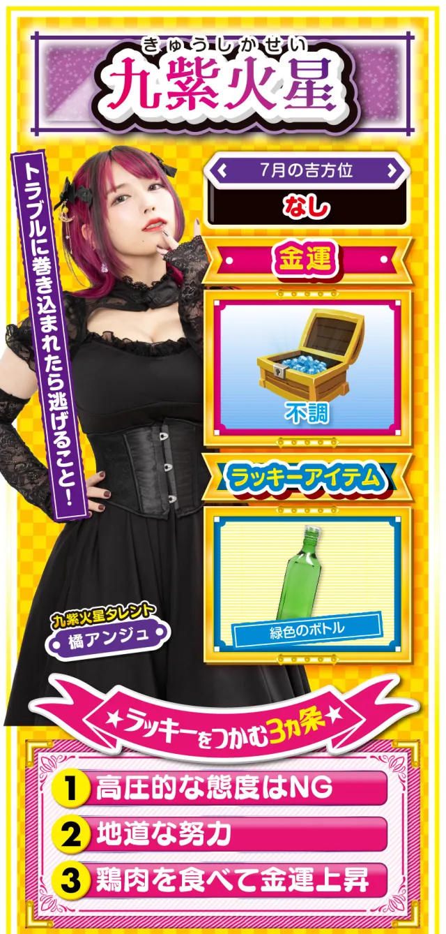 九紫火星占い結果