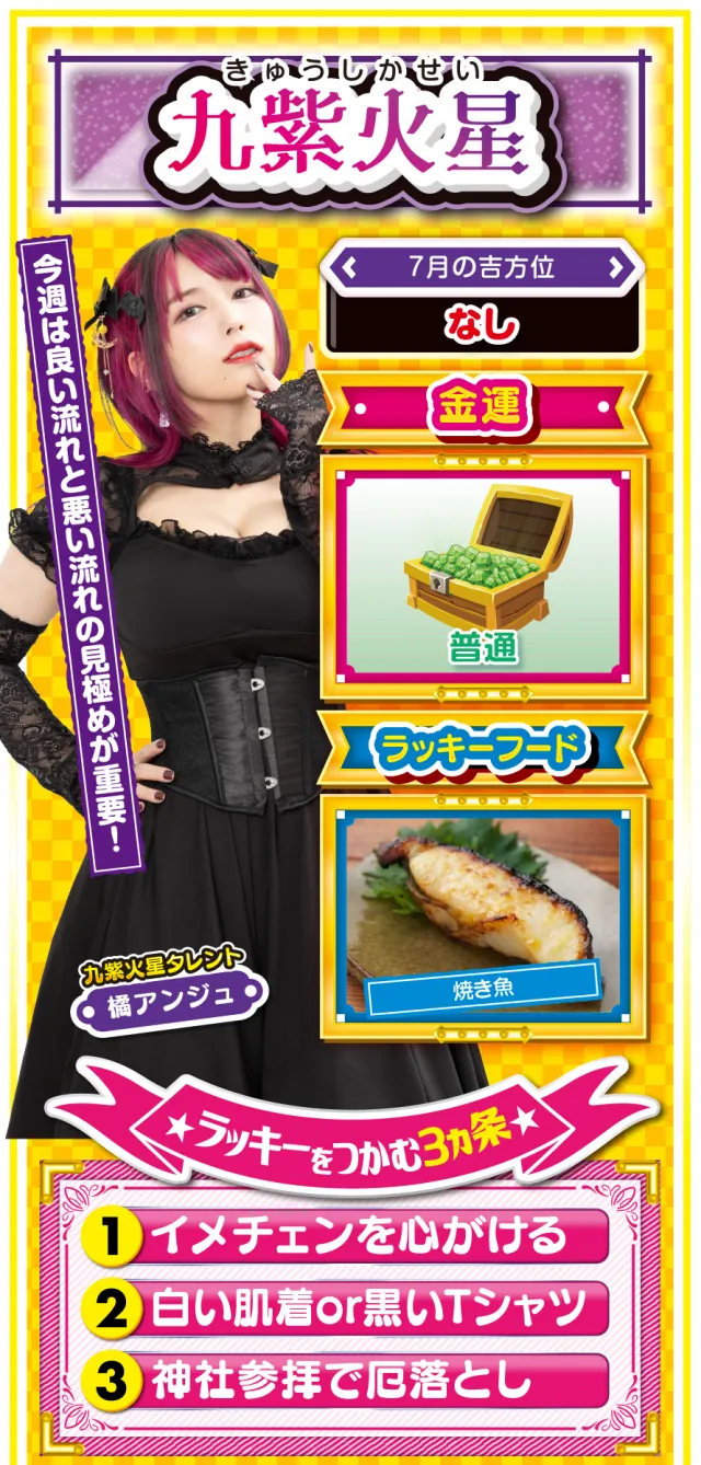 九紫火星占い結果