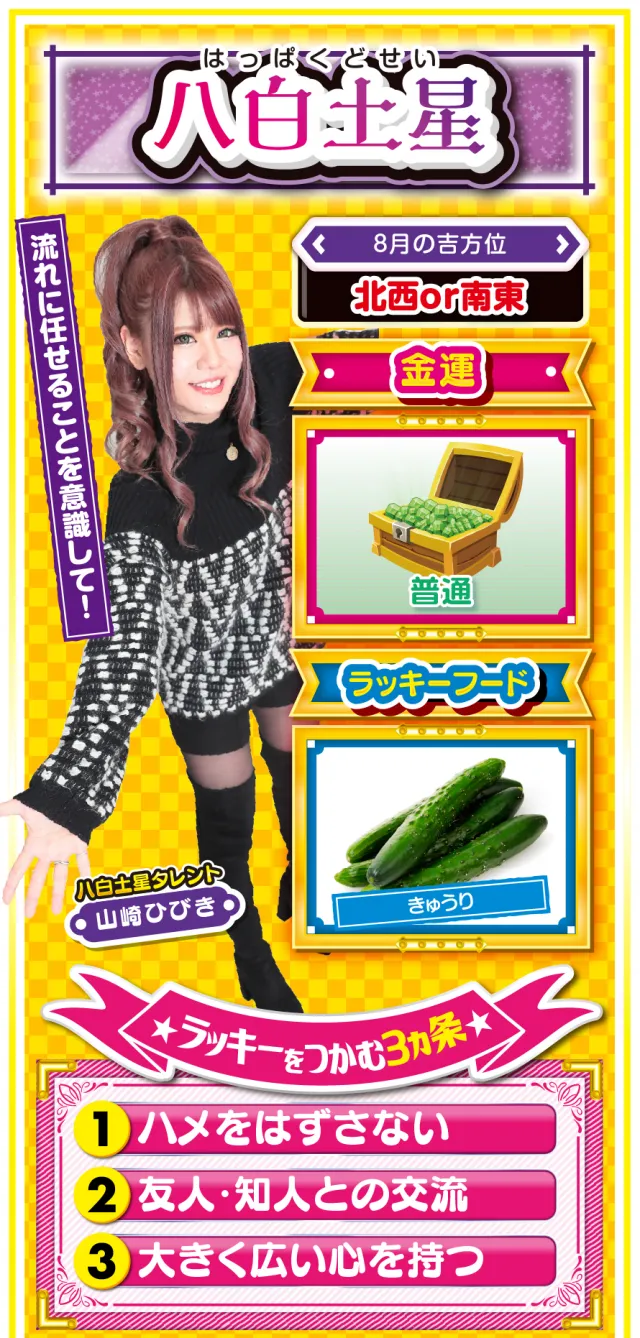 八白土星占い結果