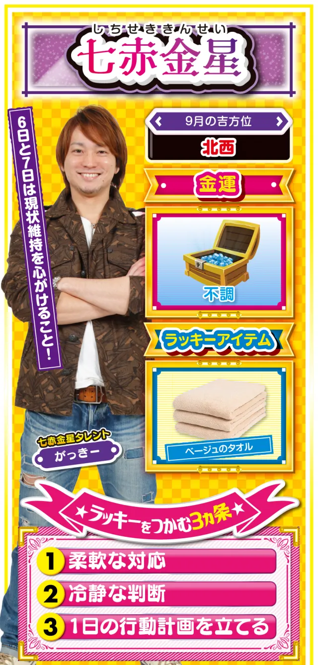 七赤金星占い結果