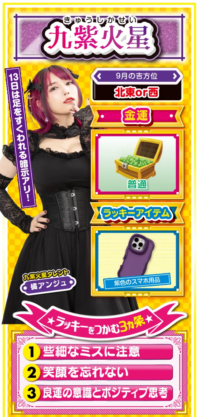 九紫火星占い結果