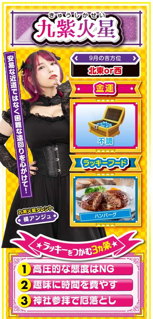 九紫火星占い結果