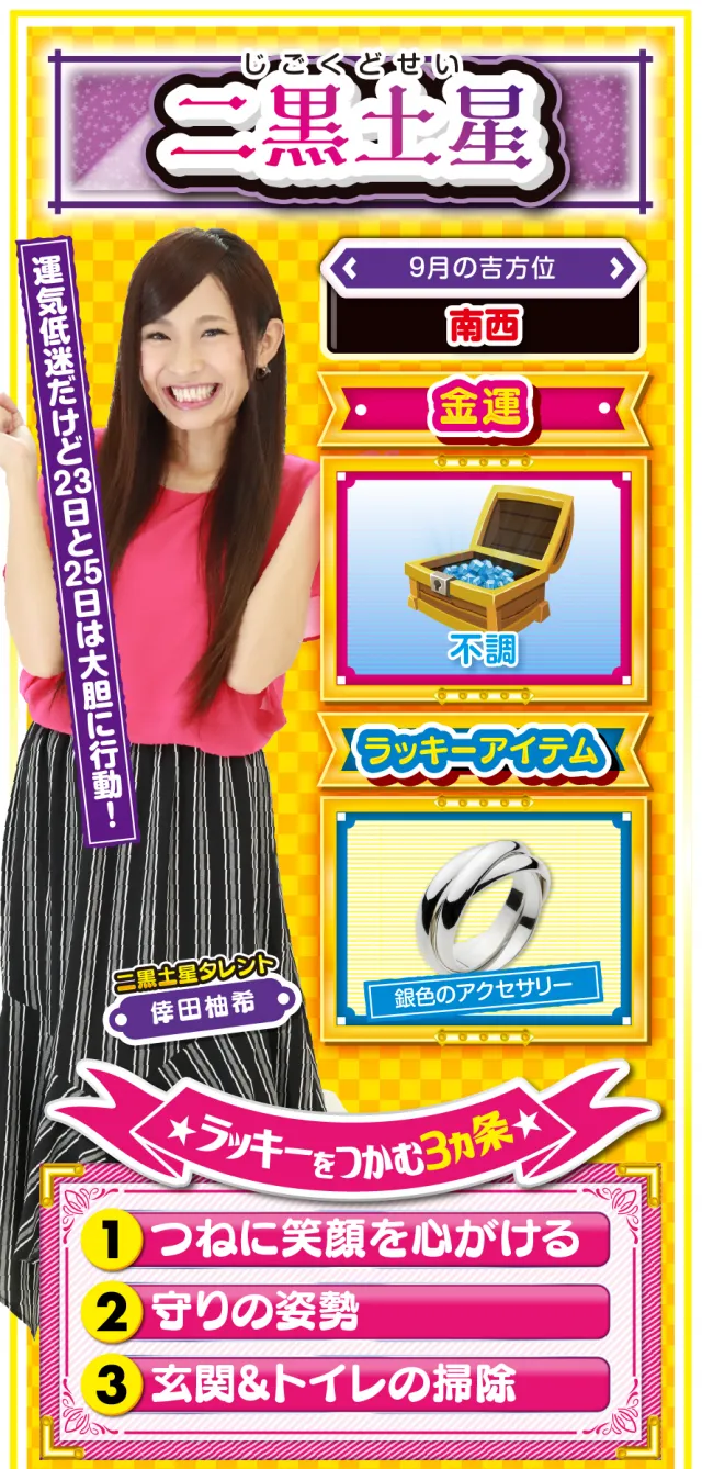 二黒土星占い結果