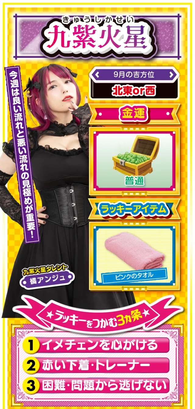 九紫火星占い結果