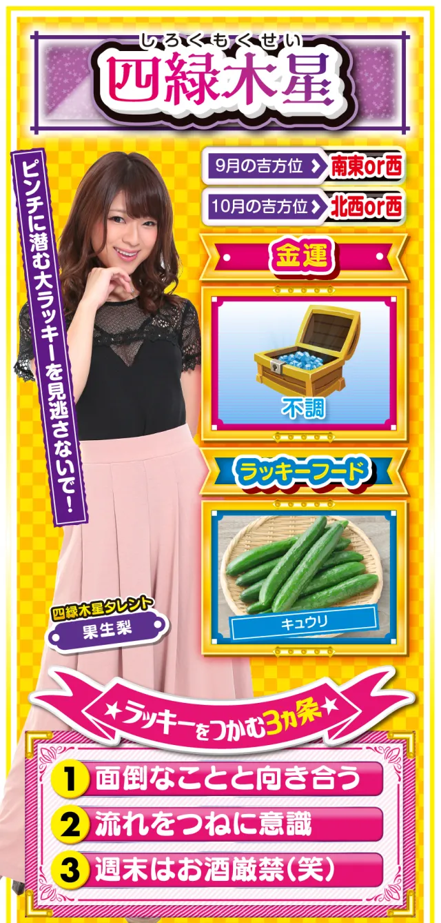 四緑木星占い結果