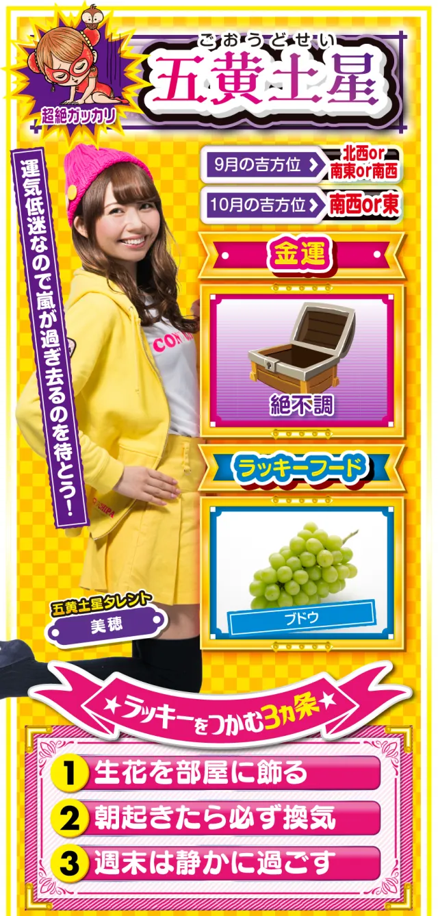 五黄土星占い結果