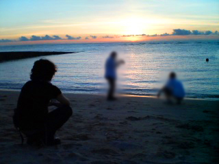 たそがれる師匠