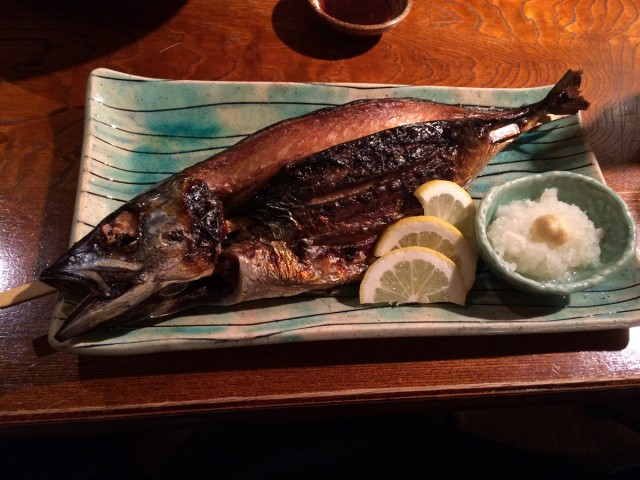 まるさん屋サバの串焼き