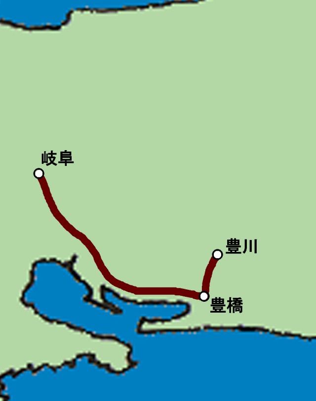 岐阜→豊川