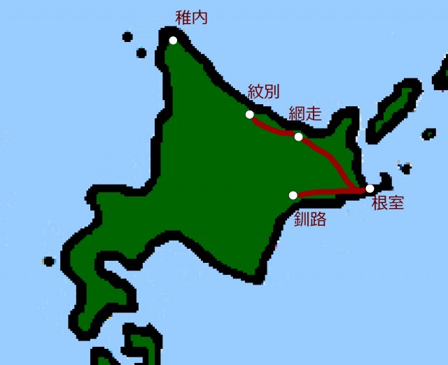 根室市のサクラの図１００