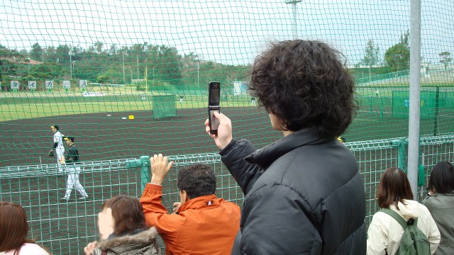 師匠阪神キャンプ