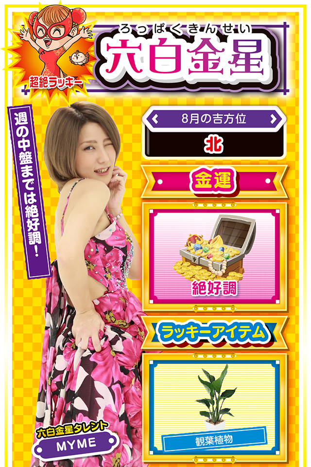 六白金星占い結果