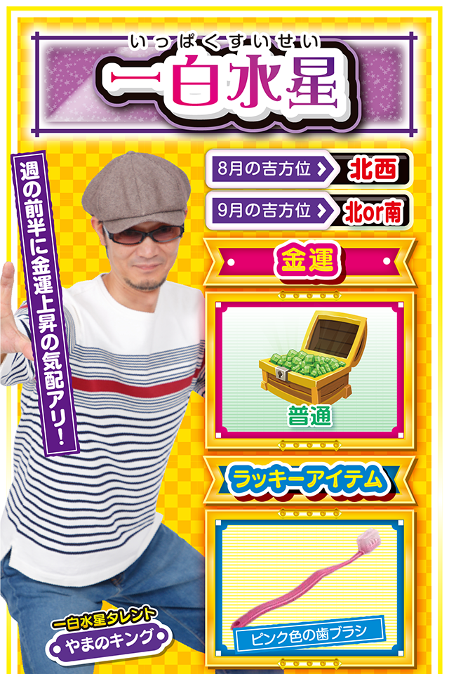 一白水星占い結果