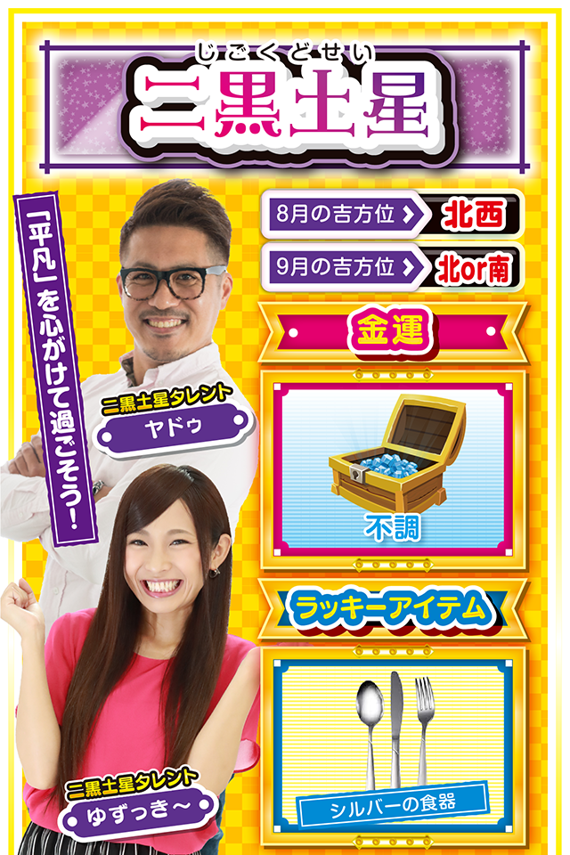 二黒土星占い結果