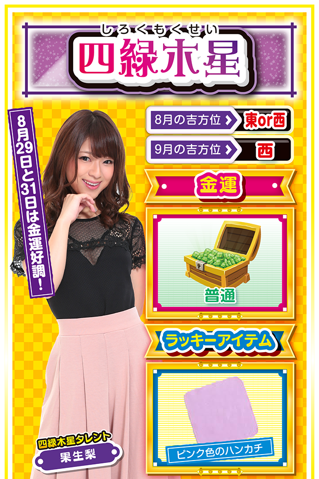 四緑木星占い結果