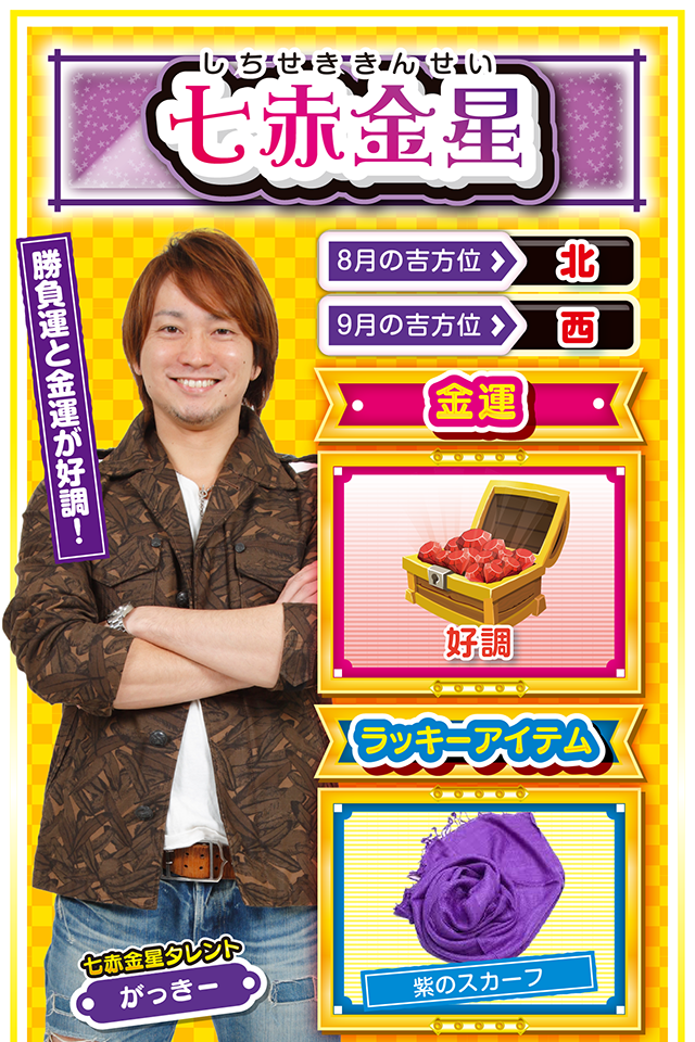 七赤金星占い結果