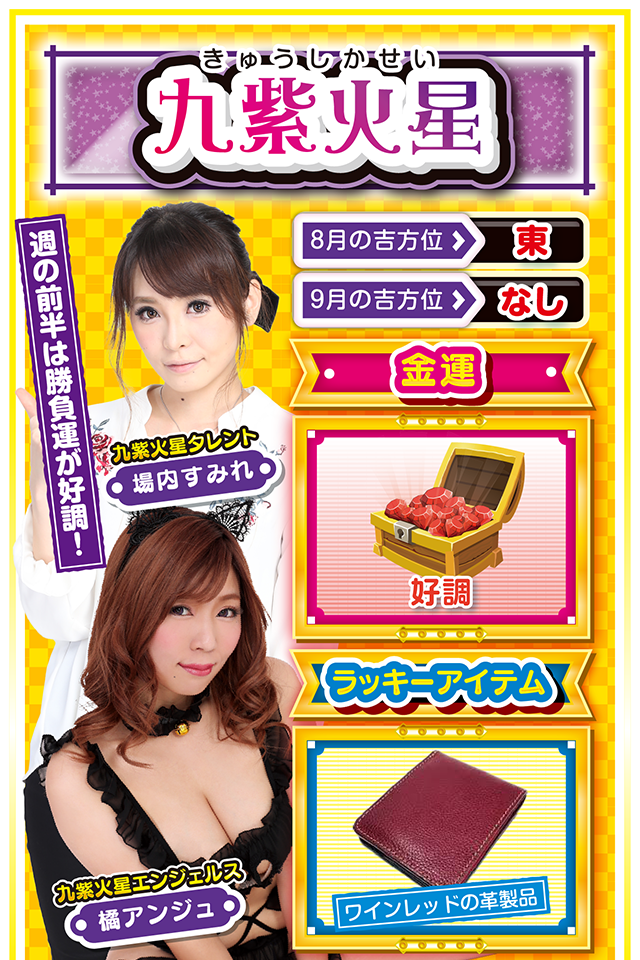 九紫火星占い結果