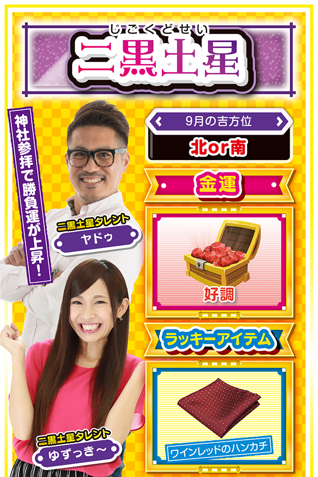 二黒土星占い結果