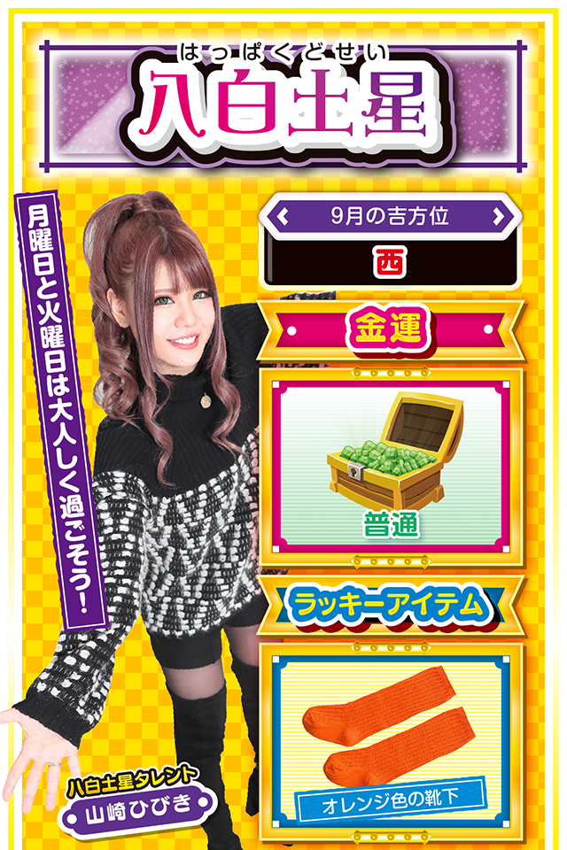 八白土星占い結果