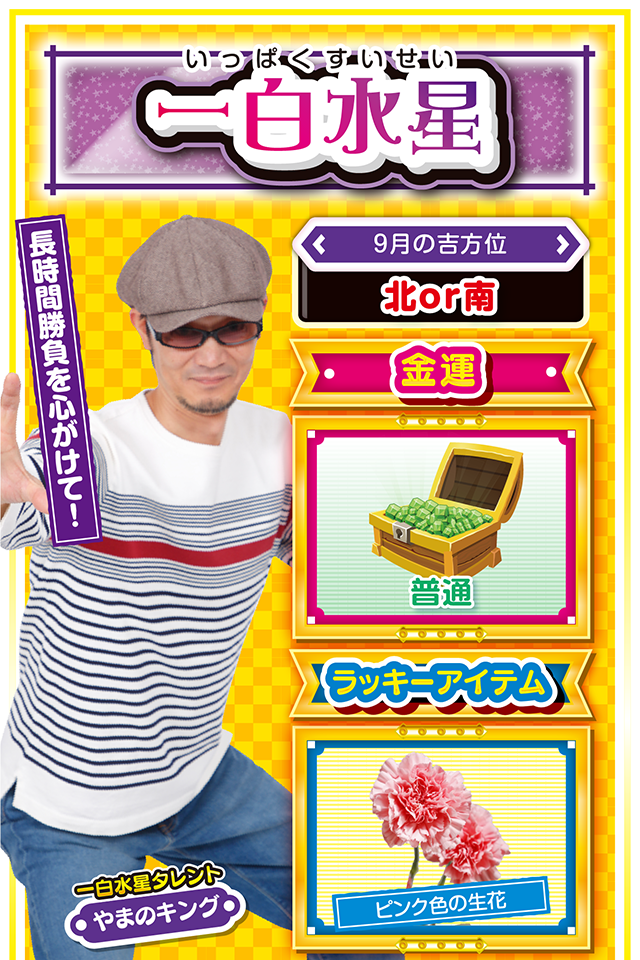 一白水星占い結果