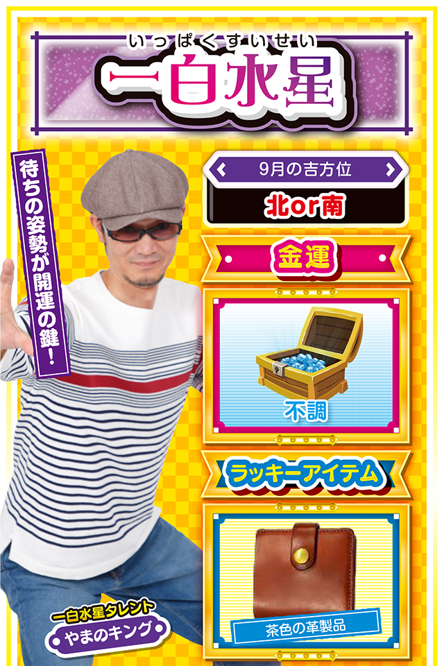 一白水星占い結果