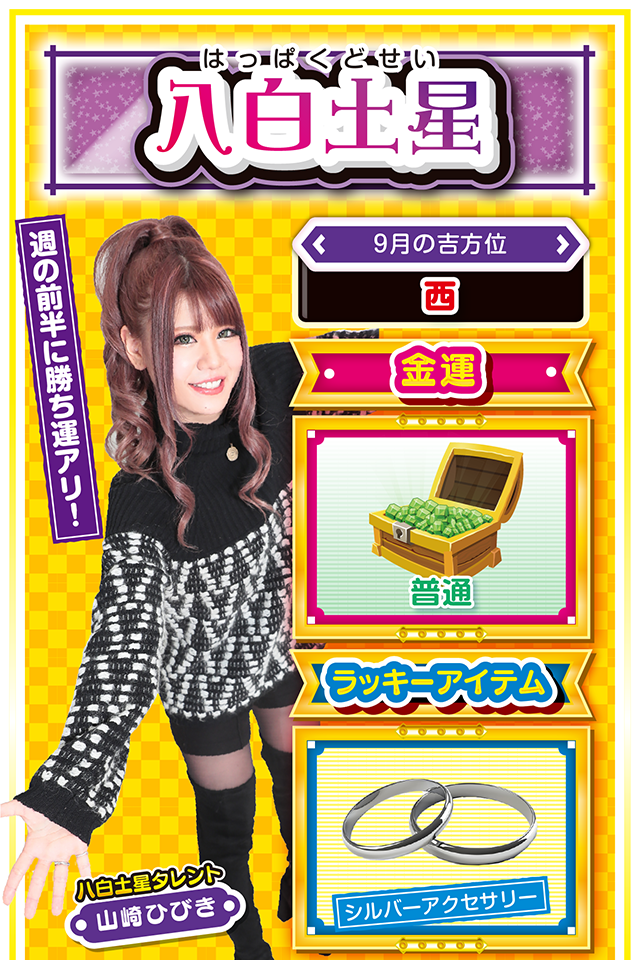 八白土星占い結果