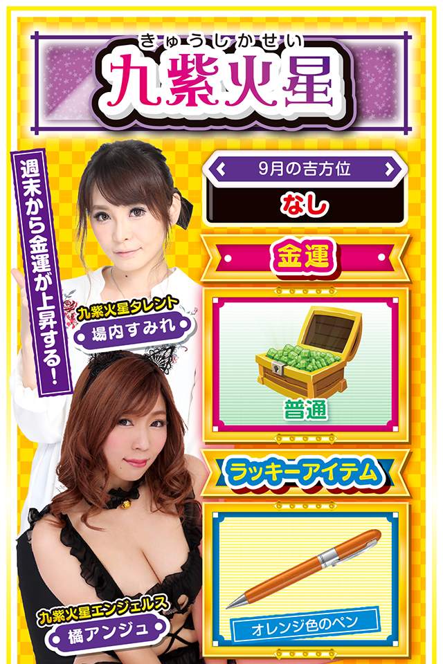 九紫火星占い結果